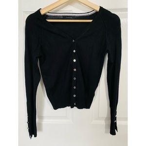 • black cardigan •